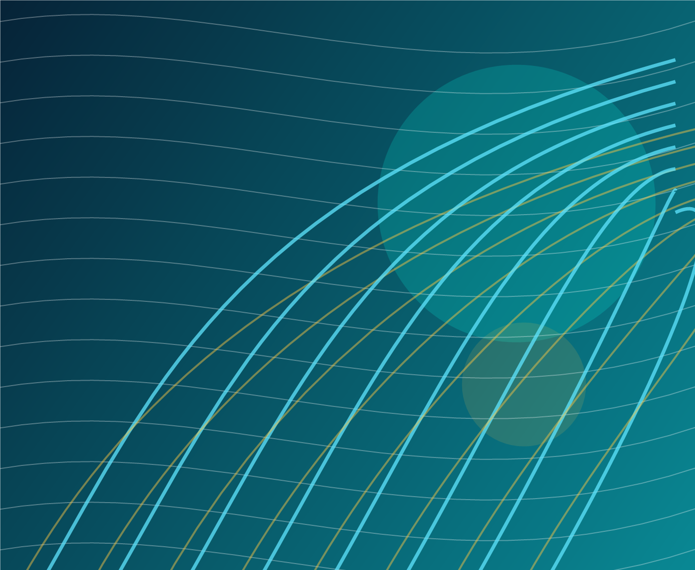 Abstract glowing optical fiber network lines